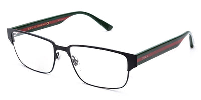 Gucci® GG0753O GUC GG0753O 002 58 - Black/Green Eyeglasses