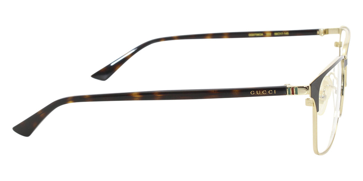 Gucci® GG0756OA GUC GG0756OA 002 56 - Gold/Havana Eyeglasses