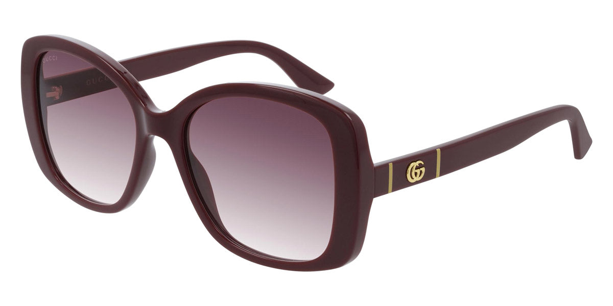 Gucci® GG0762S GUC GG0762S 003 56 - Burgundy Sunglasses