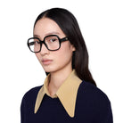 Gucci® GG0799O GUC GG0799O 001 53 - Black Eyeglasses
