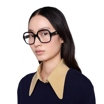 Gucci® GG0799O GUC GG0799O 001 53 - Black Eyeglasses