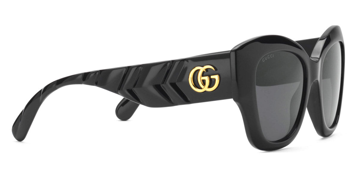 Gucci® GG0808S GUC GG0808S 001 53 - Black Sunglasses