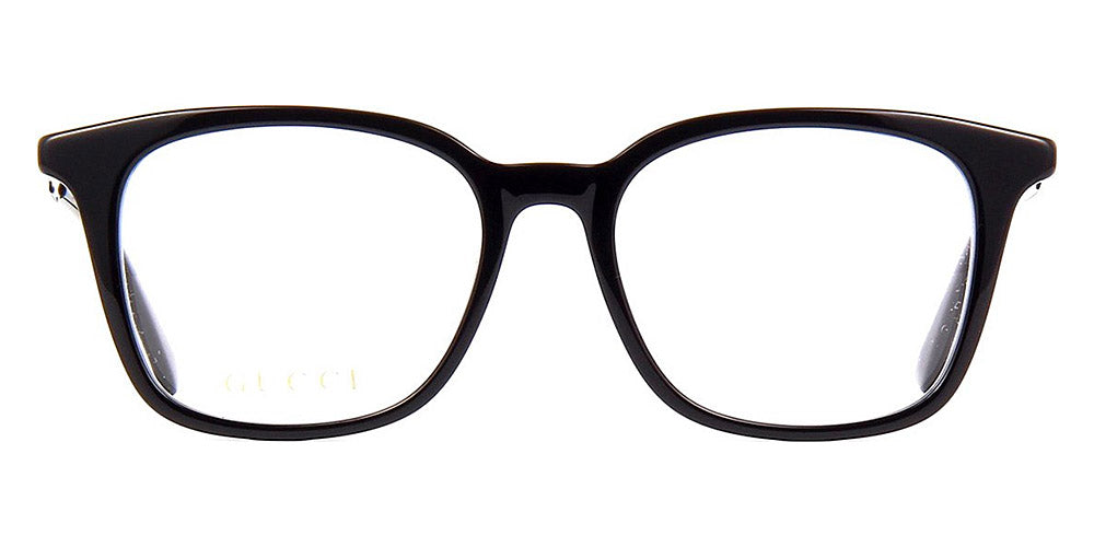 Gucci® GG0831OA GUC GG0831OA 001 52 - Black/Gold Eyeglasses