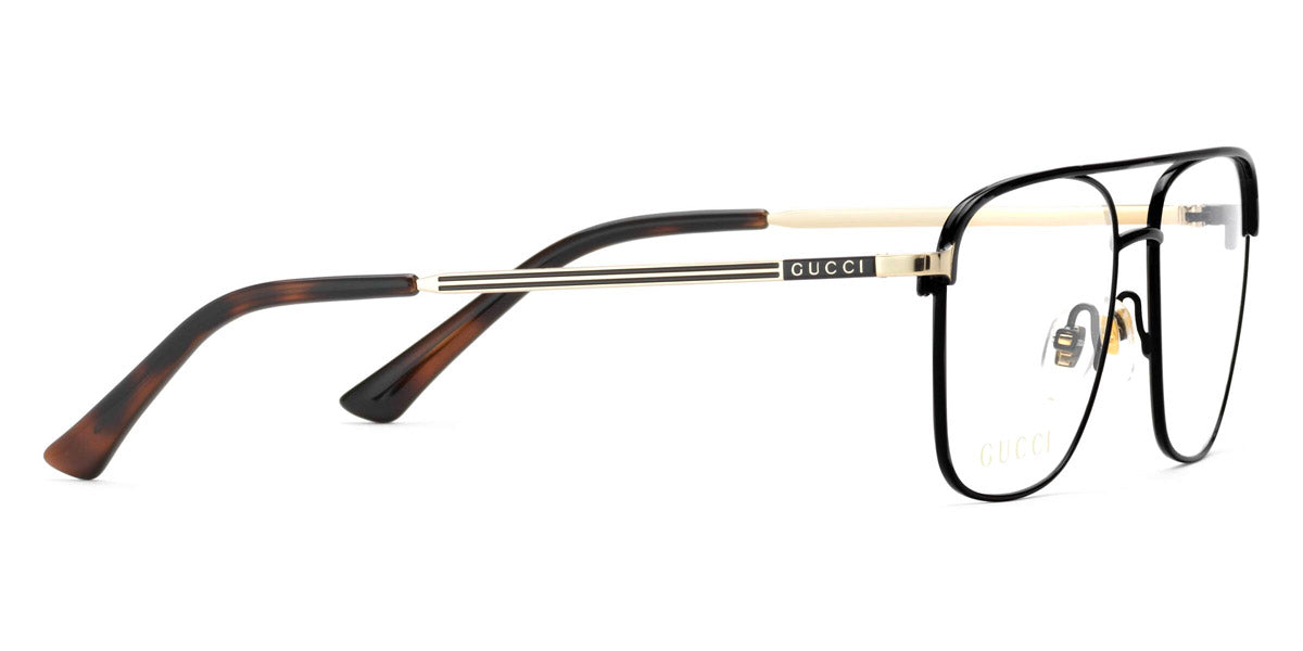 Gucci® GG0833O GUC GG0833O 001 55 - Black/Gold Eyeglasses