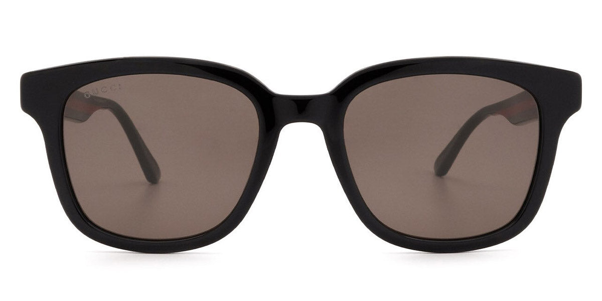 Gucci® GG0847SK GUC GG0847SK 001 53 - Black/Green Sunglasses