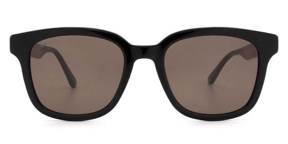 Gucci® GG0847SK GUC GG0847SK 001 53 - Black/Green Sunglasses