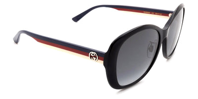 Gucci® GG0849SK GUC GG0849SK 002 59 - Black/Blue Sunglasses
