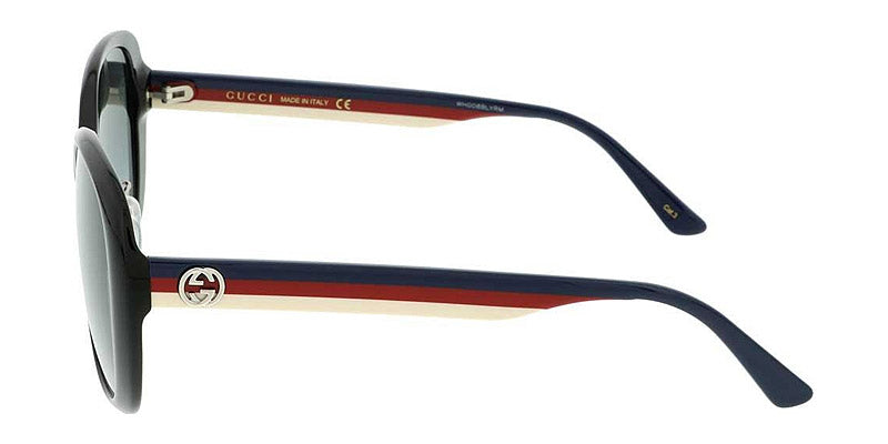 Gucci® GG0849SK GUC GG0849SK 003 59 - Blue/Havana Sunglasses