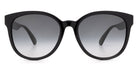 Gucci® GG0854SK GUC GG0854SK 001 56 - Black/Green Sunglasses