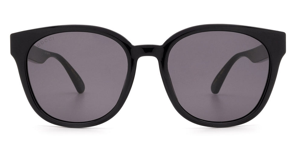 Gucci® GG0855SK GUC GG0855SK 001 56 - Black/Green Sunglasses