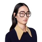 Gucci® GG0890O GUC GG0890O 001 55 - Black Eyeglasses