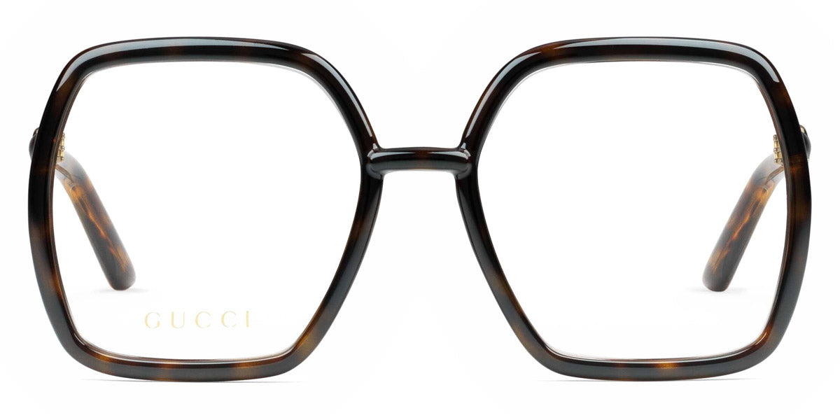 Gucci® GG0890O GUC GG0890O 002 55 - Havana Eyeglasses