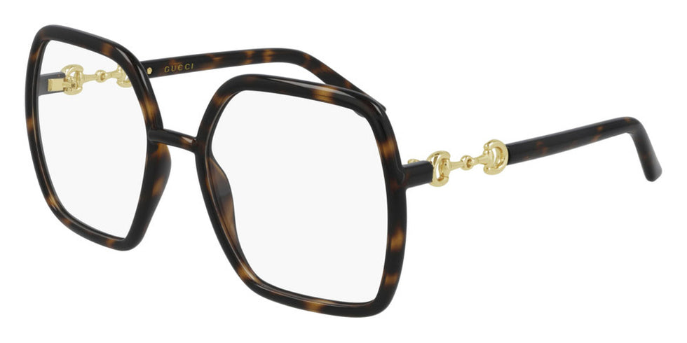 Gucci® GG0890O GUC GG0890O 002 55 - Havana Eyeglasses