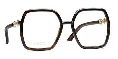 Gucci® GG0890O GUC GG0890O 002 55 - Havana Eyeglasses