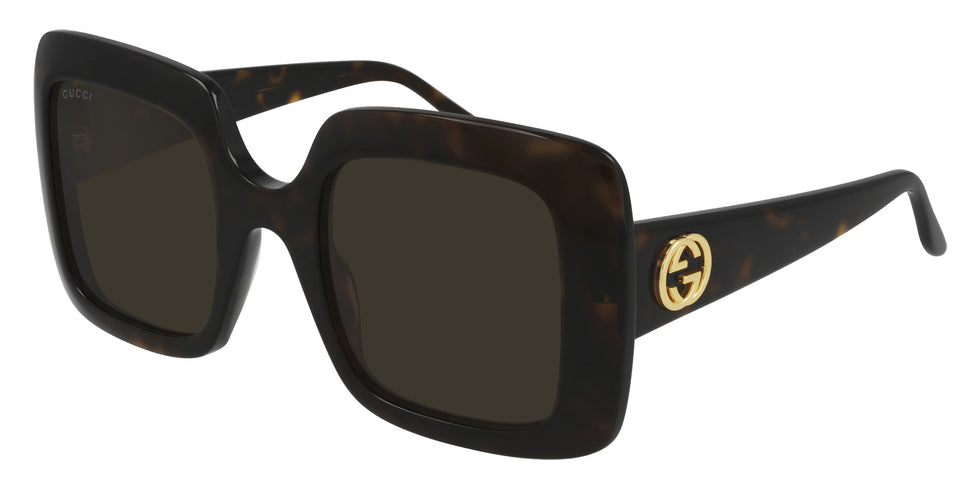 Gucci® GG0896S Sunglasses - Havana / Brown
