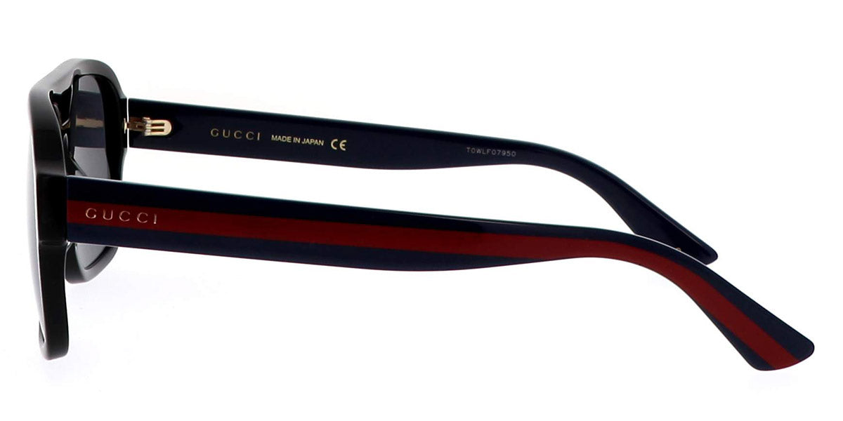 Gucci® GG0925S GUC GG0925S 001 58 - Black/Blue Sunglasses