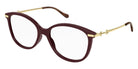 Gucci® GG0967O GUC GG0967O 003 53 - Brown/Gold Eyeglasses