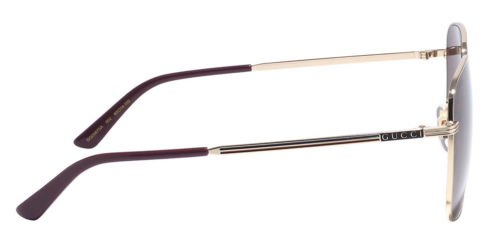 Gucci® GG0987SA GUC GG0987SA 002 60 - Gold Sunglasses
