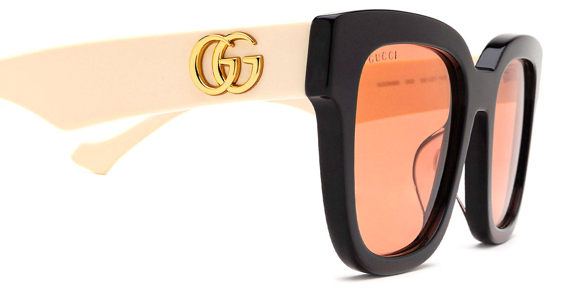 Gucci® GG0998S GUC GG0998S 002 52 - Black/White Sunglasses