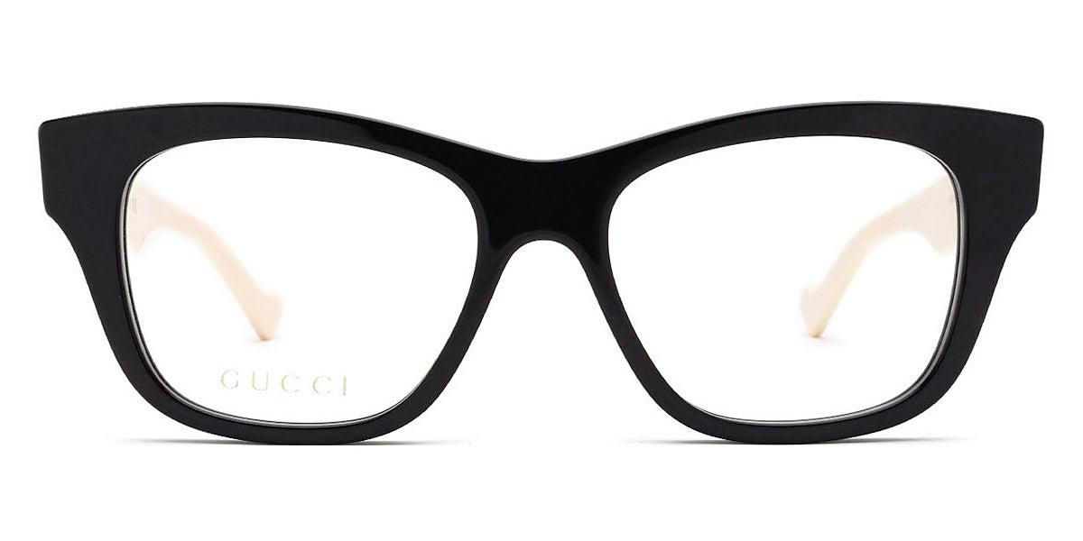 Gucci® GG0999O GUC GG0999O 002 52 - Black/White Eyeglasses