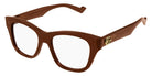 Gucci® GG0999O GUC GG0999O 003 52 - Brown Eyeglasses