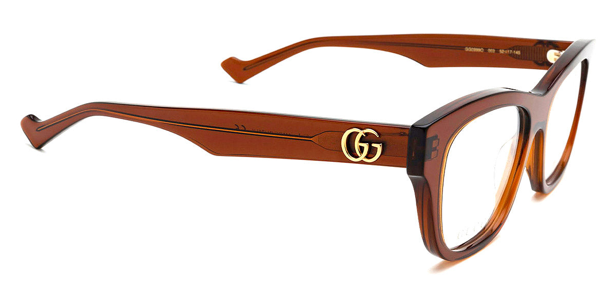 Gucci® GG0999O GUC GG0999O 003 52 - Brown Eyeglasses
