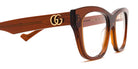 Gucci® GG0999O GUC GG0999O 003 52 - Brown Eyeglasses