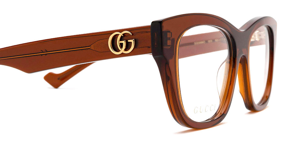 Gucci® GG0999O GUC GG0999O 003 52 - Brown Eyeglasses