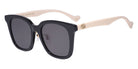 Gucci® GG1000SK GUC GG1000SK 003 55 - Black/White Sunglasses
