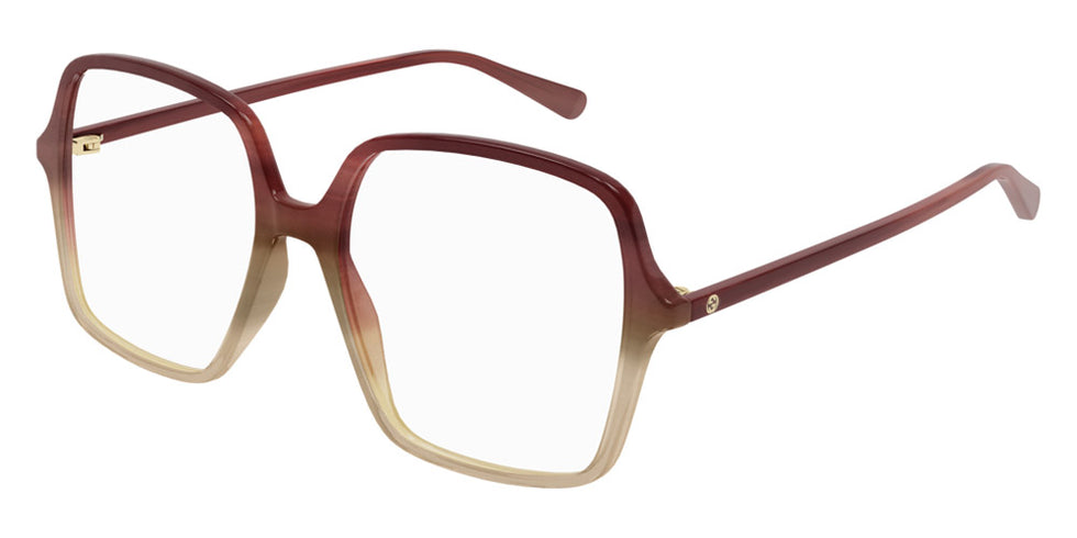 Gucci® GG1003O GUC GG1003O 004 53 - Red Eyeglasses