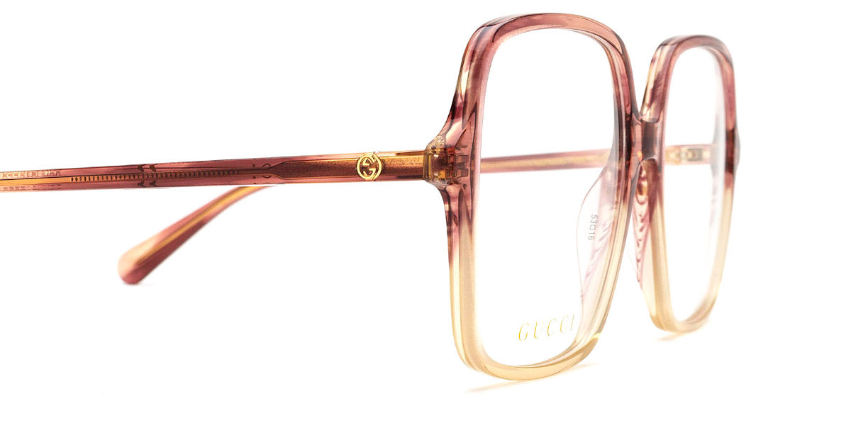 Gucci® GG1003O GUC GG1003O 004 53 - Red Eyeglasses