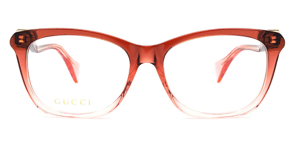 Gucci® GG1012O GUC GG1012O 003 54 - Burgundy Eyeglasses