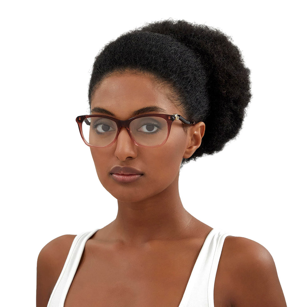 Gucci® GG1012O GUC GG1012O 003 54 - Burgundy Eyeglasses