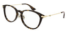 Gucci® GG1014OA GUC GG1014OA 002 53 - Havana/Gold Eyeglasses