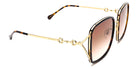 Gucci® GG1016SK GUC GG1016SK 003 58 - Havana/Gold Sunglasses