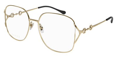 Gucci® GG1019O GUC GG1019O 001 58 - Gold Eyeglasses