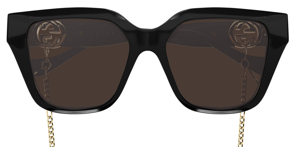 Gucci® GG1023S Sunglasses - Black / Brown