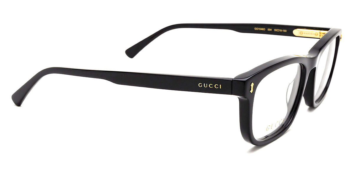 Gucci® GG1046O GUC GG1046O 004 55 - Black Eyeglasses