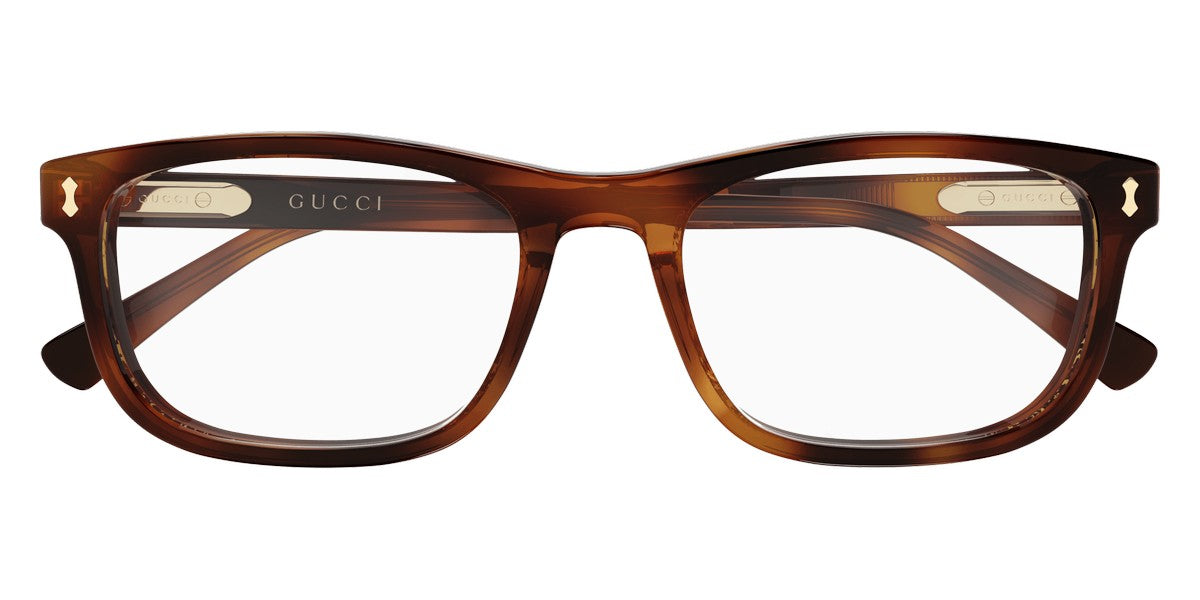 Gucci® GG1046O GUC GG1046O 005 55 - Havana Eyeglasses