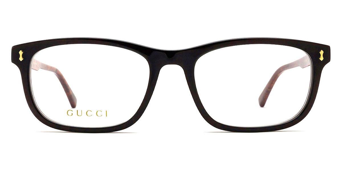 Gucci® GG1046O GUC GG1046O 006 55 - Green/Brown Eyeglasses