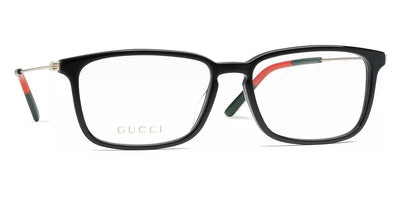 Gucci® GG1050O GUC GG1050O 004 55 - Black/Gunmetal Eyeglasses