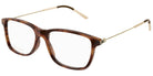 Gucci® GG1050O GUC GG1050O 005 55 - Havana/Gold Eyeglasses