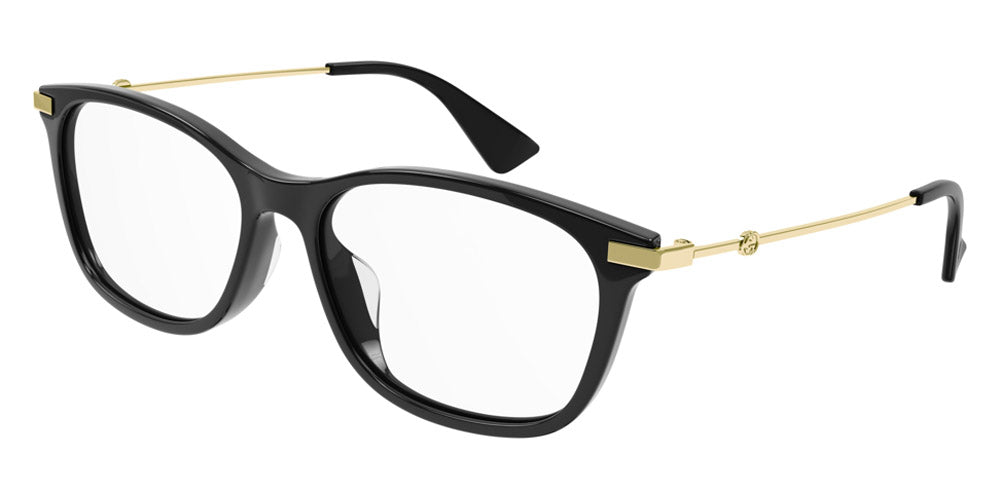 Gucci® GG1061OA GUC GG1061OA 001 54 - Black/Gold Eyeglasses