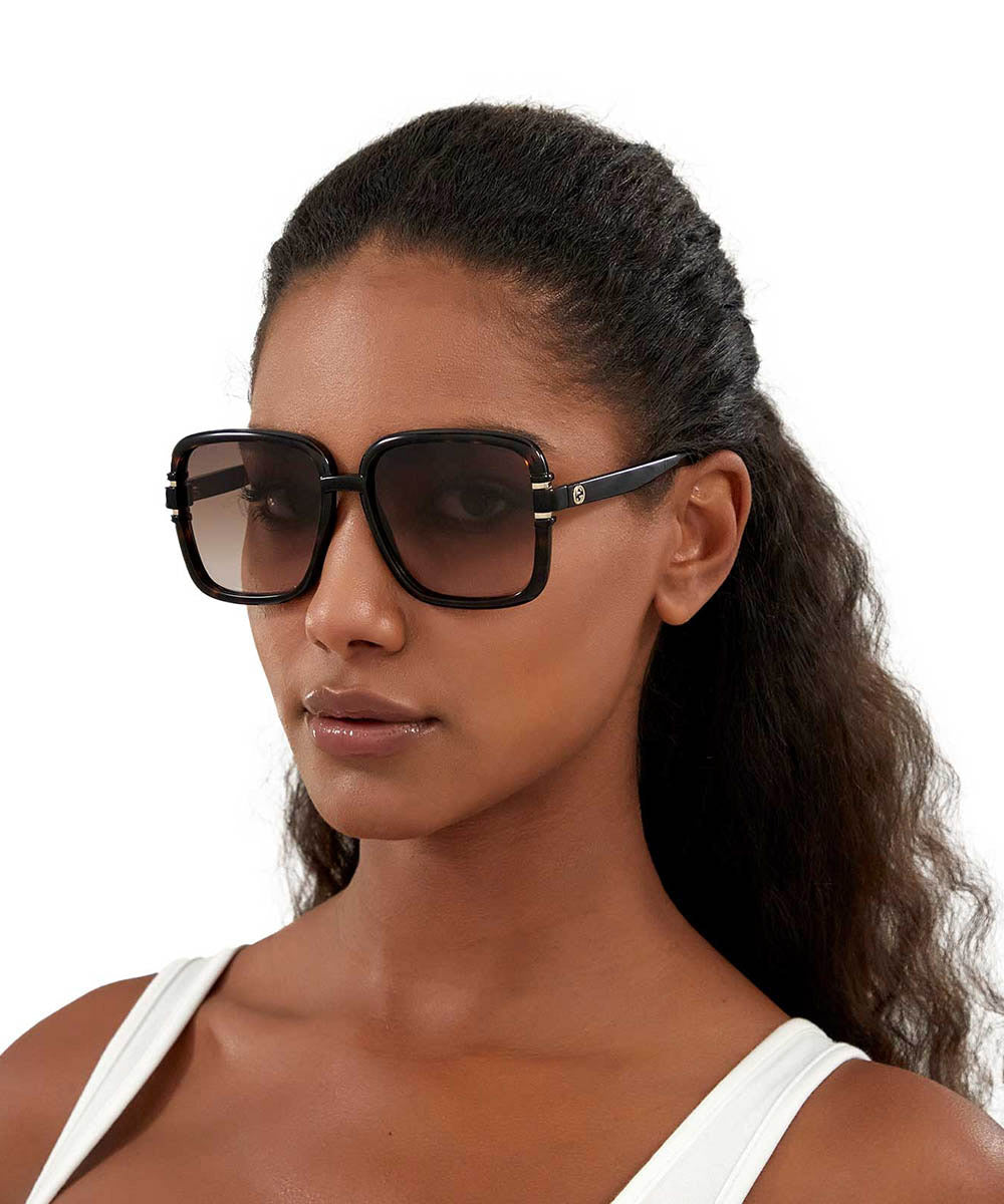 Gucci® GG1066S GUC GG1066S 002 59 - Havana Sunglasses
