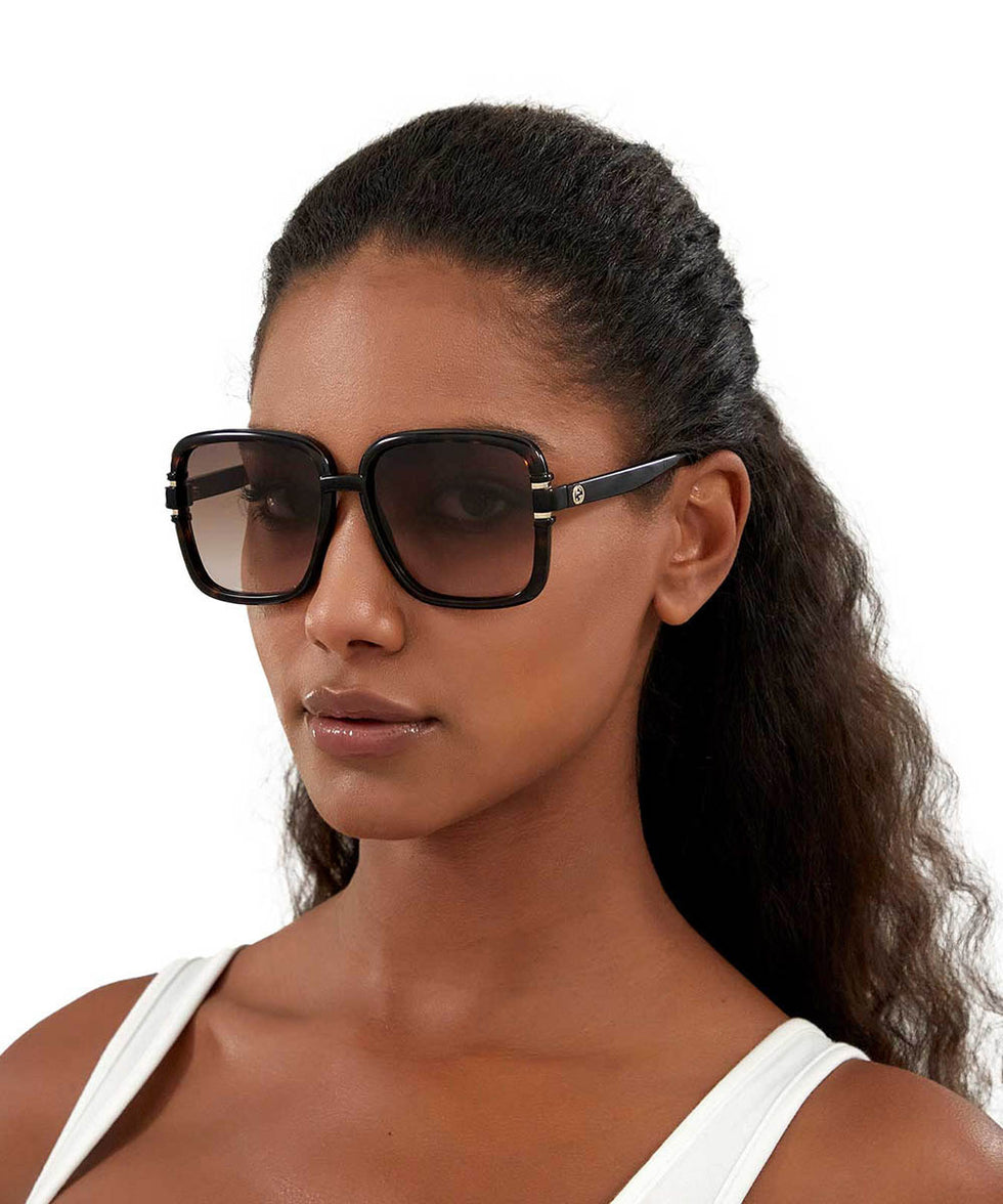 Gucci® GG1066S GUC GG1066S 002 59 - Havana Sunglasses