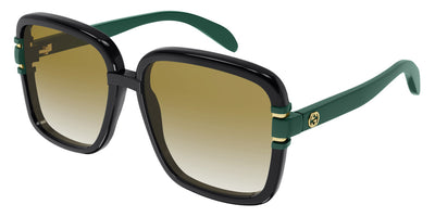 Gucci® GG1066S GUC GG1066S 003 59 - Black/Green Sunglasses
