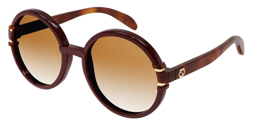 Gucci® GG1067S GUC GG1067S 004 58 - Brown/Havana Sunglasses