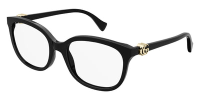 Gucci® GG1075OA GUC GG1075OA 001 54 - Black Eyeglasses
