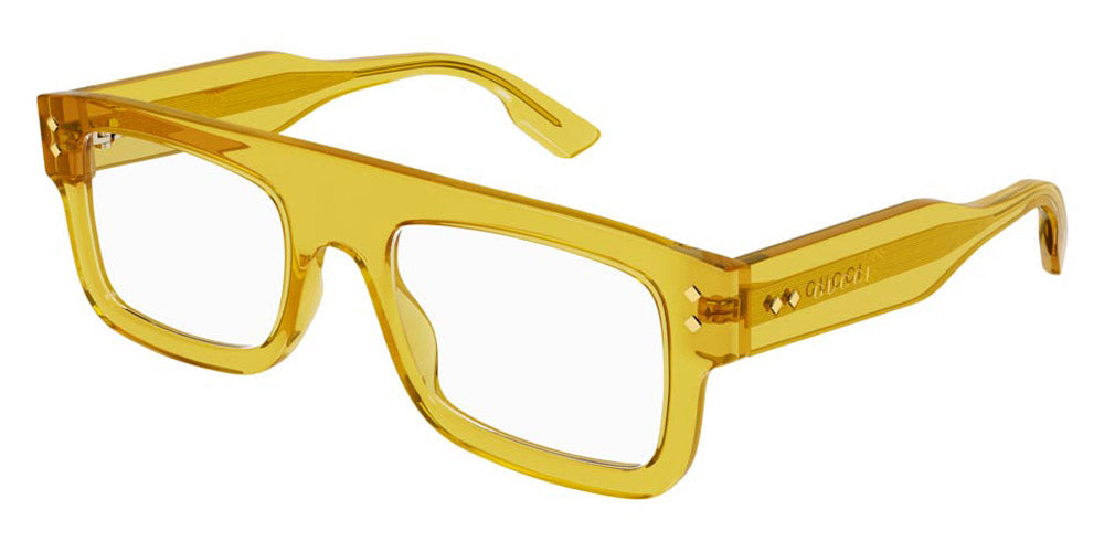 Gucci® GG1085O GUC GG1085O 003 52 - Yellow Eyeglasses
