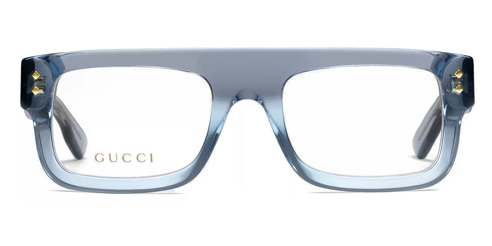 Gucci® GG1085O GUC GG1085O 004 52 - Light-Blue Eyeglasses